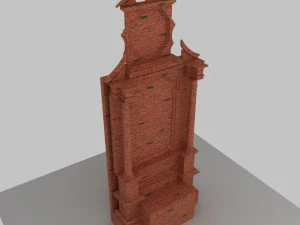 church altar 3D Model