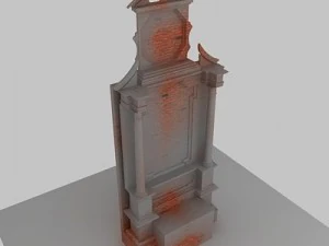 church altar 3D Model