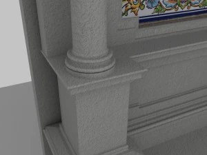 church altar 3D Model