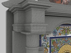 church altar 3D Model
