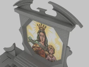church altar 3D Model