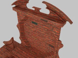 church altar 3D Model