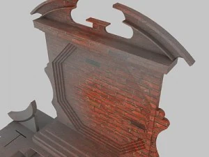 church altar 3D Model