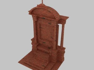 church altar 3D Model