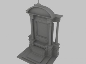 church altar 3D Модель