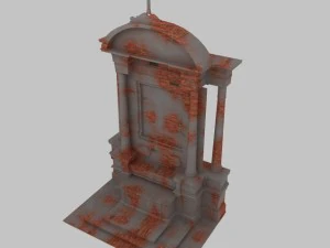 church altar 3D Model