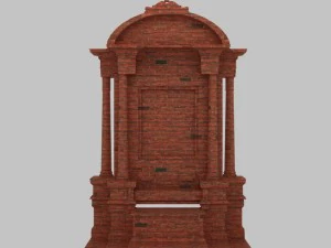 church altar 3D Model