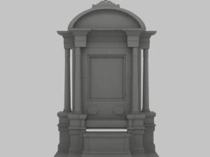 church altar 3D Model