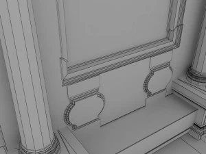 church altar 3D Model