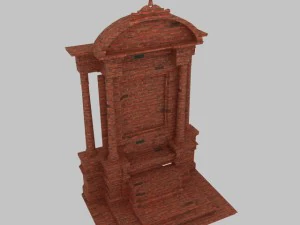 church altar 3D Model