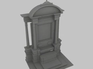 church altar 3D Model