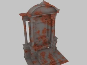 church altar 3D Model
