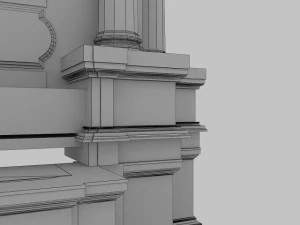 church altar 3D Model