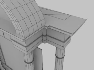 church altar 3D Model