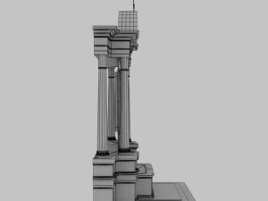 church altar 3D Model