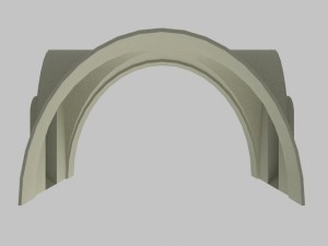 cross vault 3D 模型