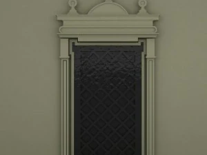 ornate door molding 3D Model