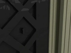 ornate door molding 3D Model