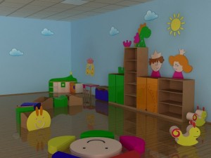 nursery furniture set Modelo 3D