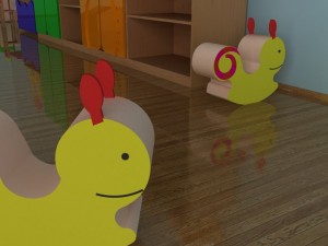 nursery furniture set 3D Model