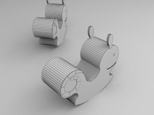 nursery furniture set 3D Model