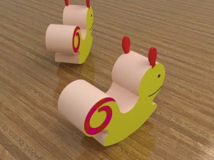 nursery furniture set 3D Model