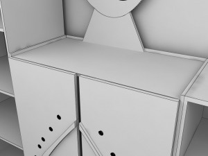 nursery furniture set 3D Model