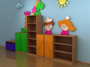 nursery furniture set 3D Model