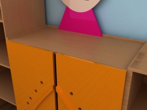 nursery furniture set 3D Model