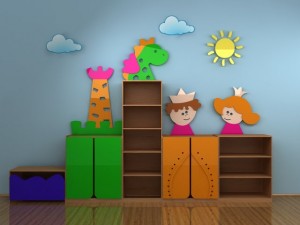 nursery furniture set 3D Model