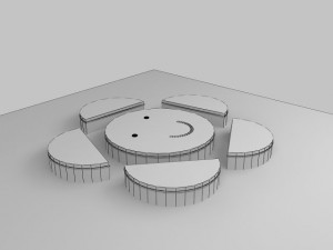 nursery furniture set 3D Model