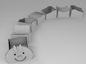 nursery furniture set 3D Model