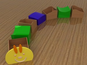 nursery furniture set 3D Model