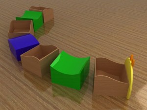 nursery furniture set 3D Model