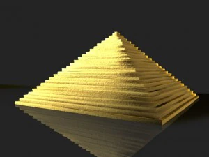 Egypte Caïro piramide 3D Model