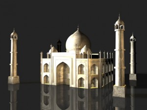 india arga taj mahal Model 3D