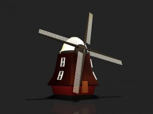 netherland amsterdam windmill Model 3D