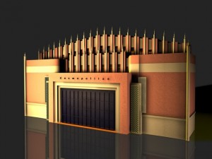 philippine manila metropolitan theater Model 3D