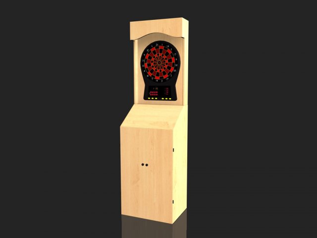 dart machine 1 Modello 3D .c4d .max .obj .3ds .fbx .stl .blend 