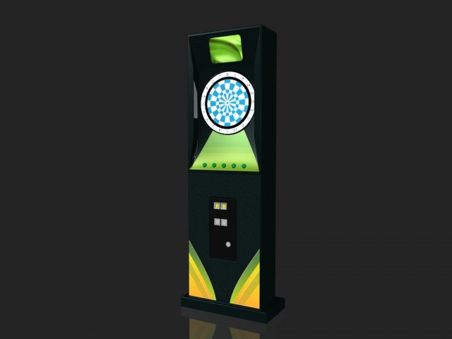 dart machine 6 3D 模型 .c4d .max .obj .3ds .fbx .stl .blend 