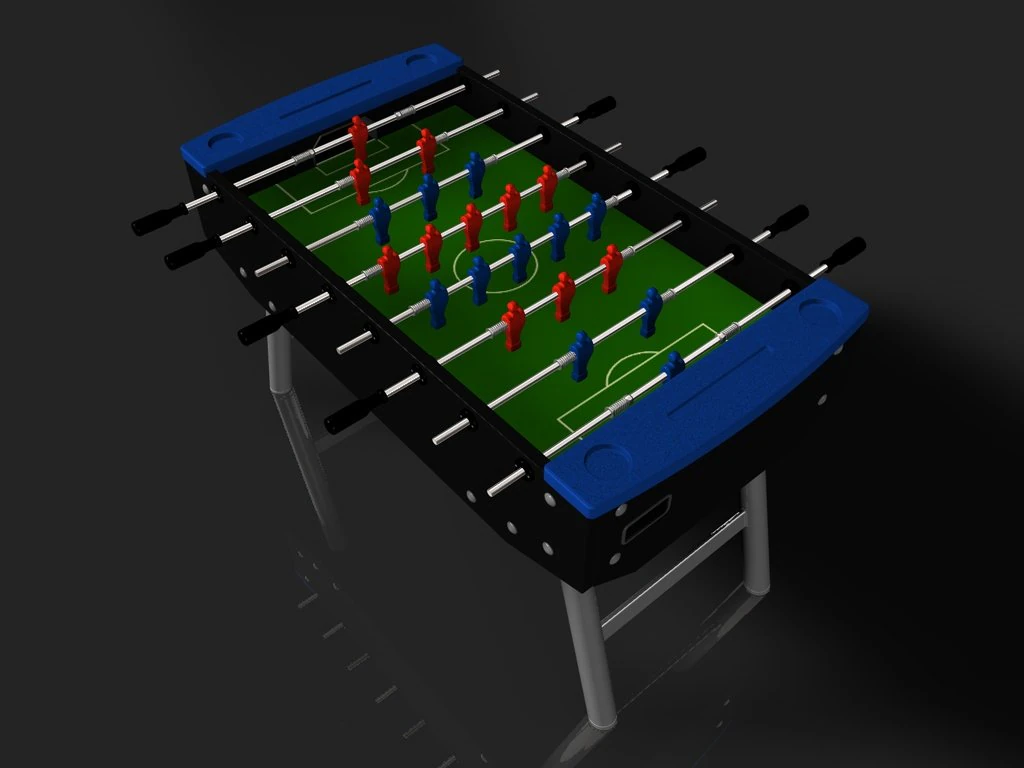 football table 2 3D Model .c4d .max .obj .3ds .fbx .stl .blend 