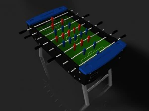 calcio balilla 2 Modello 3D