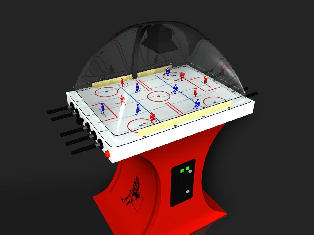 ice hockey table 2 3D Model .c4d .max .obj .3ds .fbx .stl .blend