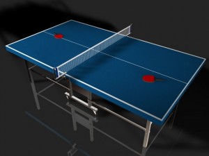 table tennis table 1 Model 3D