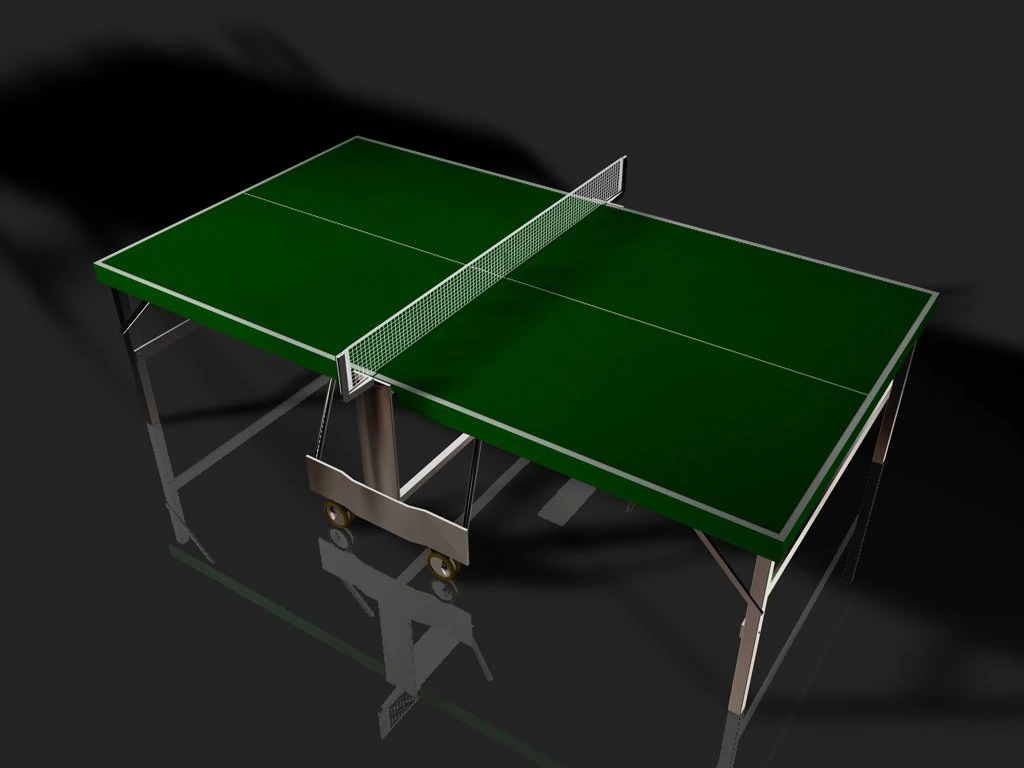 table tennis table 2 3D Model .c4d .max .obj .3ds .fbx .stl .blend 