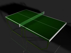table tennis table 3 Model 3D