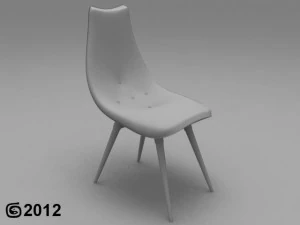 обеденный стул 3D Модель