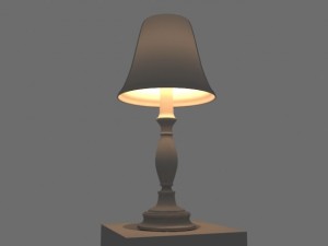 table lamp 3D Модель
