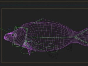 high detailed and animated carp fish 3D मॉडल