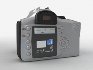 canon eos 300d 3D Модель
